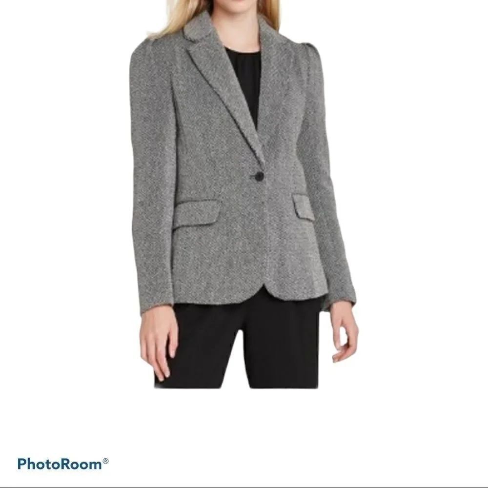A New Day black/white blazer NWT 14
